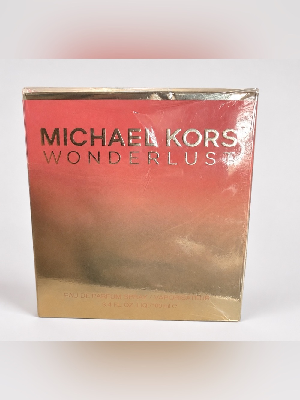 Michael Kors Wonderlust Decorative Box in Coral and Gold